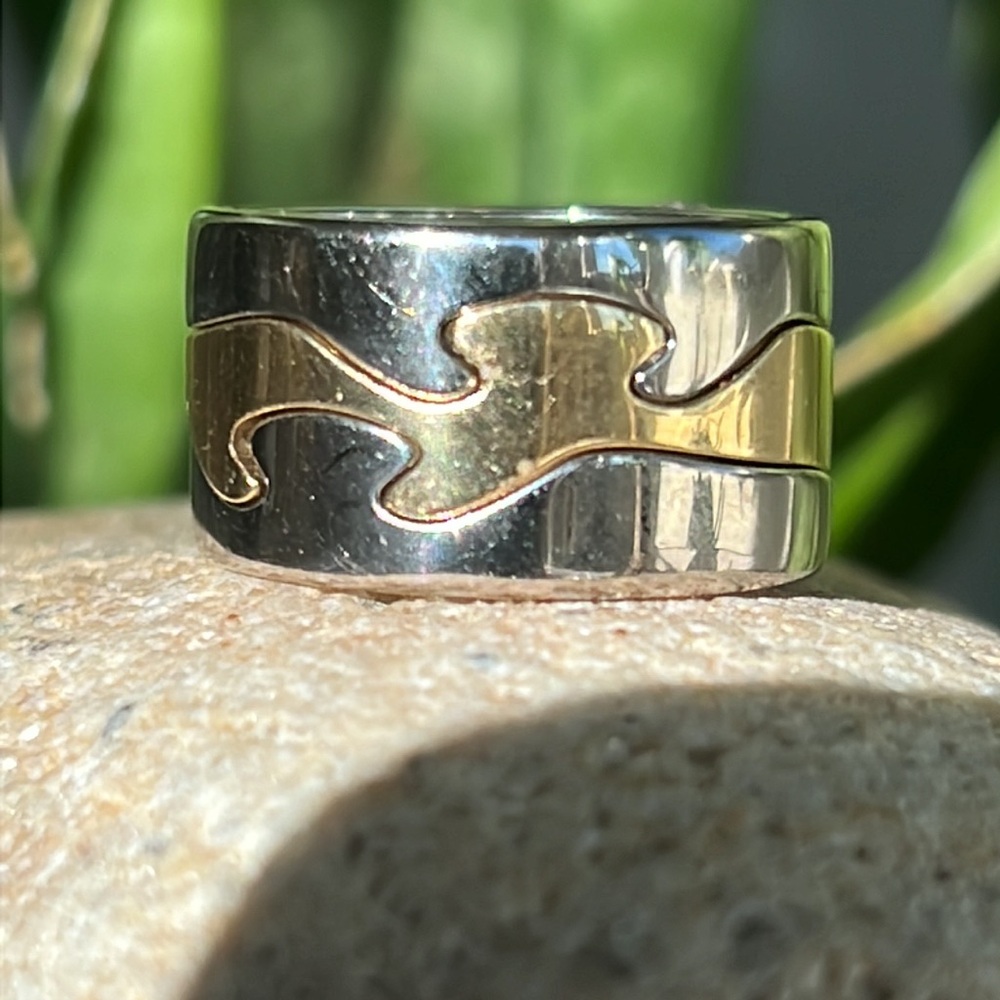 Georg Jensen 18k fusion ring - Picture 10 of 17